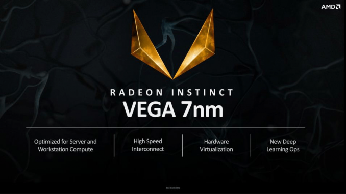 AMD Vega 20 Radeon Instinct RX Vega