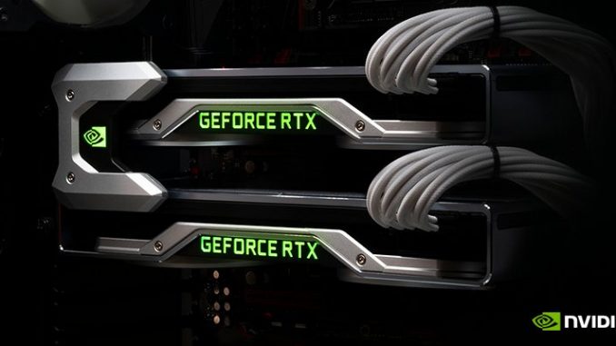 Nvidia GeForce RTX 2080 Ti SLI NVLink RTX 2080 RTX 2070