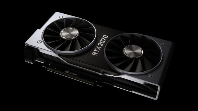 Nvidia Turing RTX 2070 Founders Edition Nvidia RTX 2070 Rumor