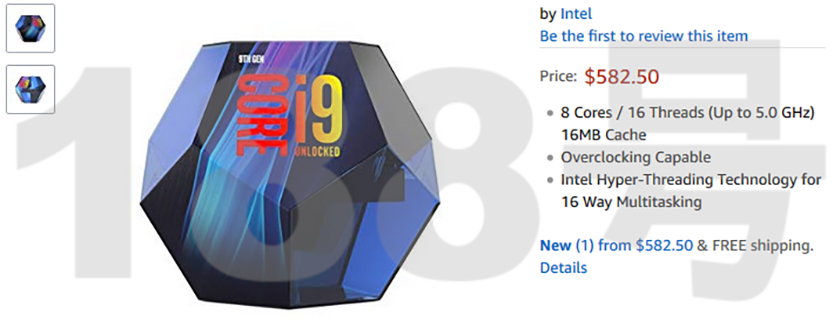Intel Core i9-9900K Packaging