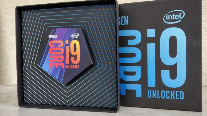 Intel Core i9-9900K Reviewers Box