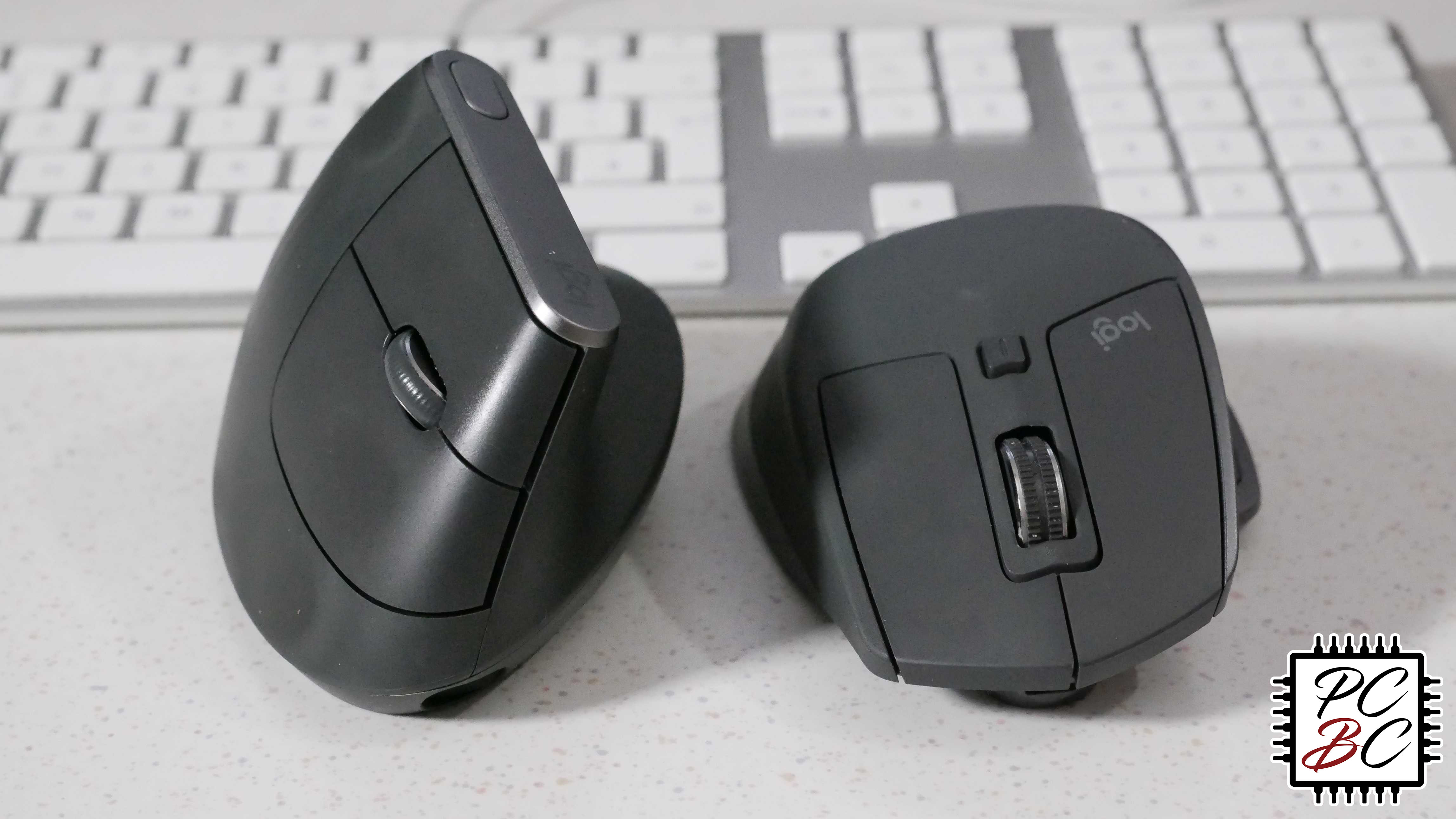 Logitech MX Vertical vs. MX Master 2S tested - ergonomics vs