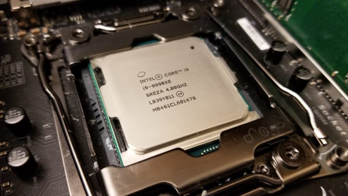 i9-9990XE Matt Bach Intel Core i9-9990XE Puget Systems Matt Bach