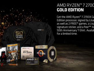 AMD 50th Anniversary Ryzen 7 2700X Gold Edition