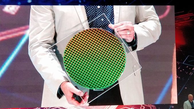 Intel Ice Lake 10nm Wafer Computex 2019