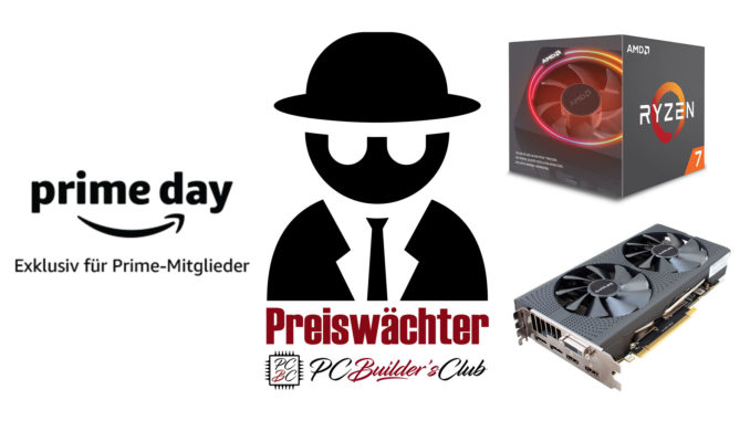 Preiswächter Amazon Prime Day AMD Ryzen 7 2700X Sapphire Radeon RX 580 Pulse