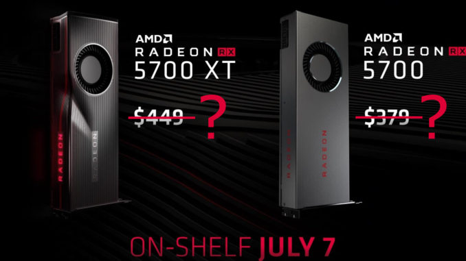 AMD Radeon RX 5700 XT Pricing