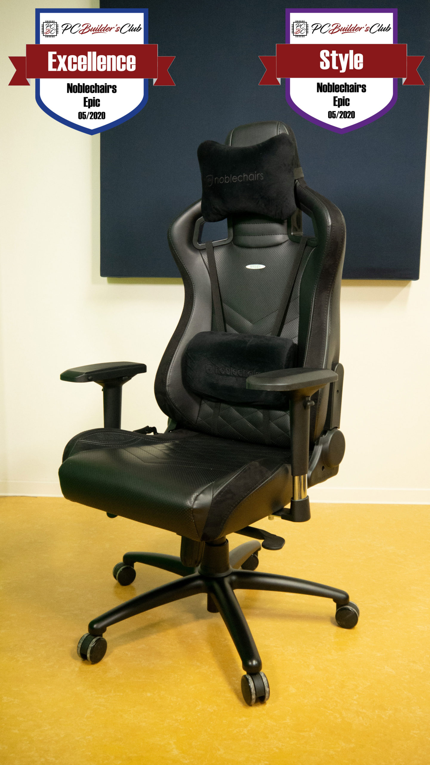 Noblechairs Epic Review Langzeittest PC Builder's Club Excellence Award Style Award