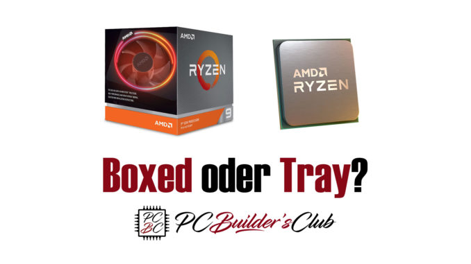 Intel AMD Boxed Tray CPUs Vergleich