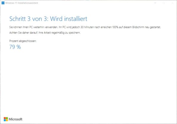 Windows 11 Update erzwingen forcieren Installations-Assistent