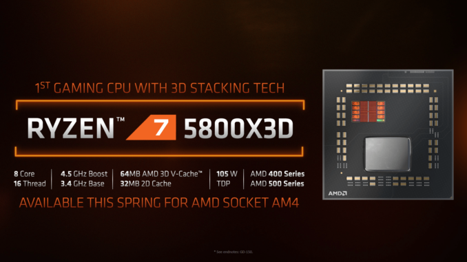 AMD Ryzen 7 5800X3D Slide Vorstellung mit AMD 3D V-Cache schneller als i9-12900K