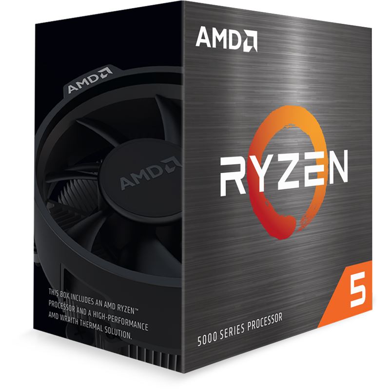 AMD Ryzen 5 5600X in grauer Box mit Ryzen-Logo