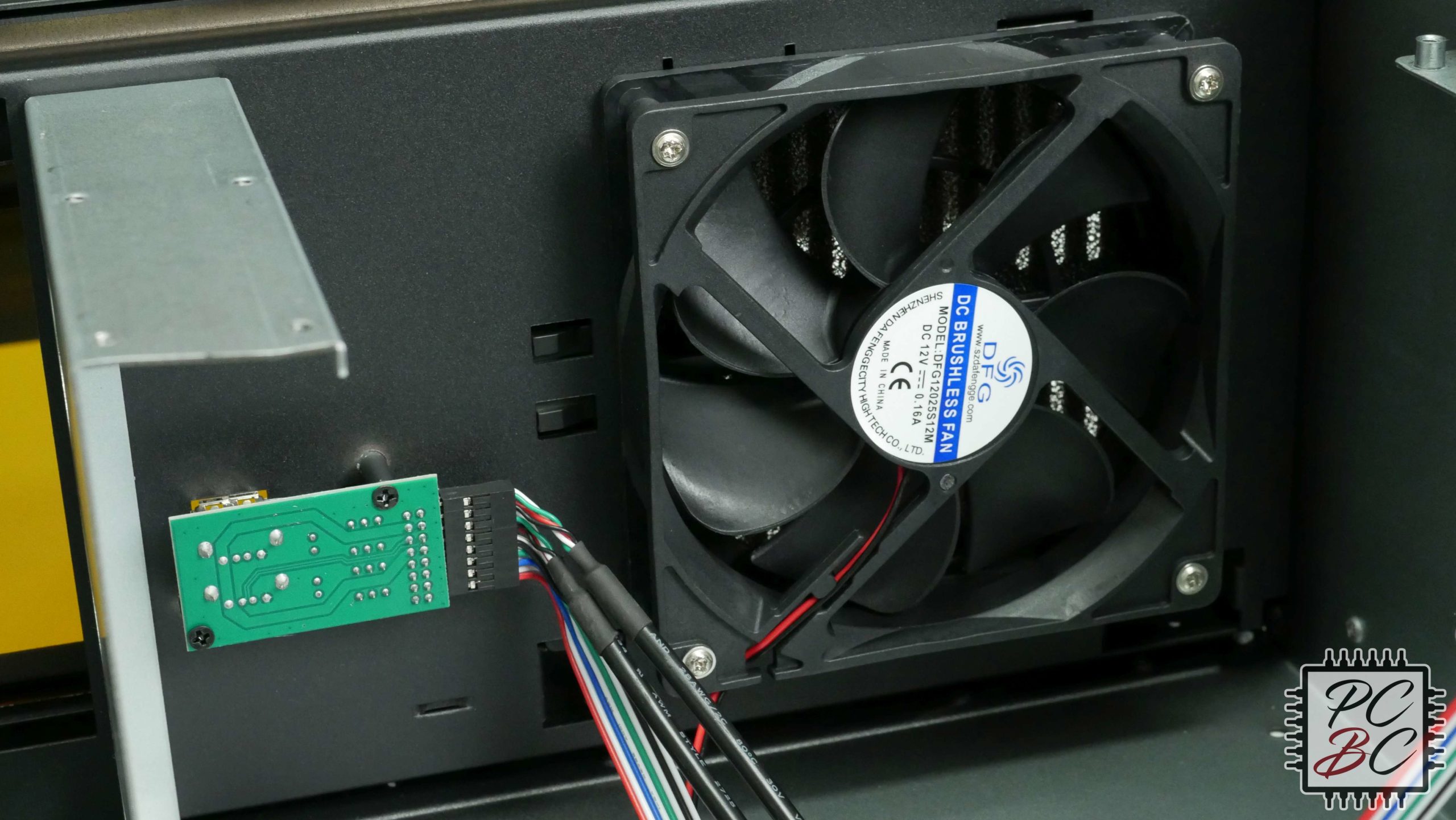 Inter-Tech 4088-S Review Test Lüfter und PCB