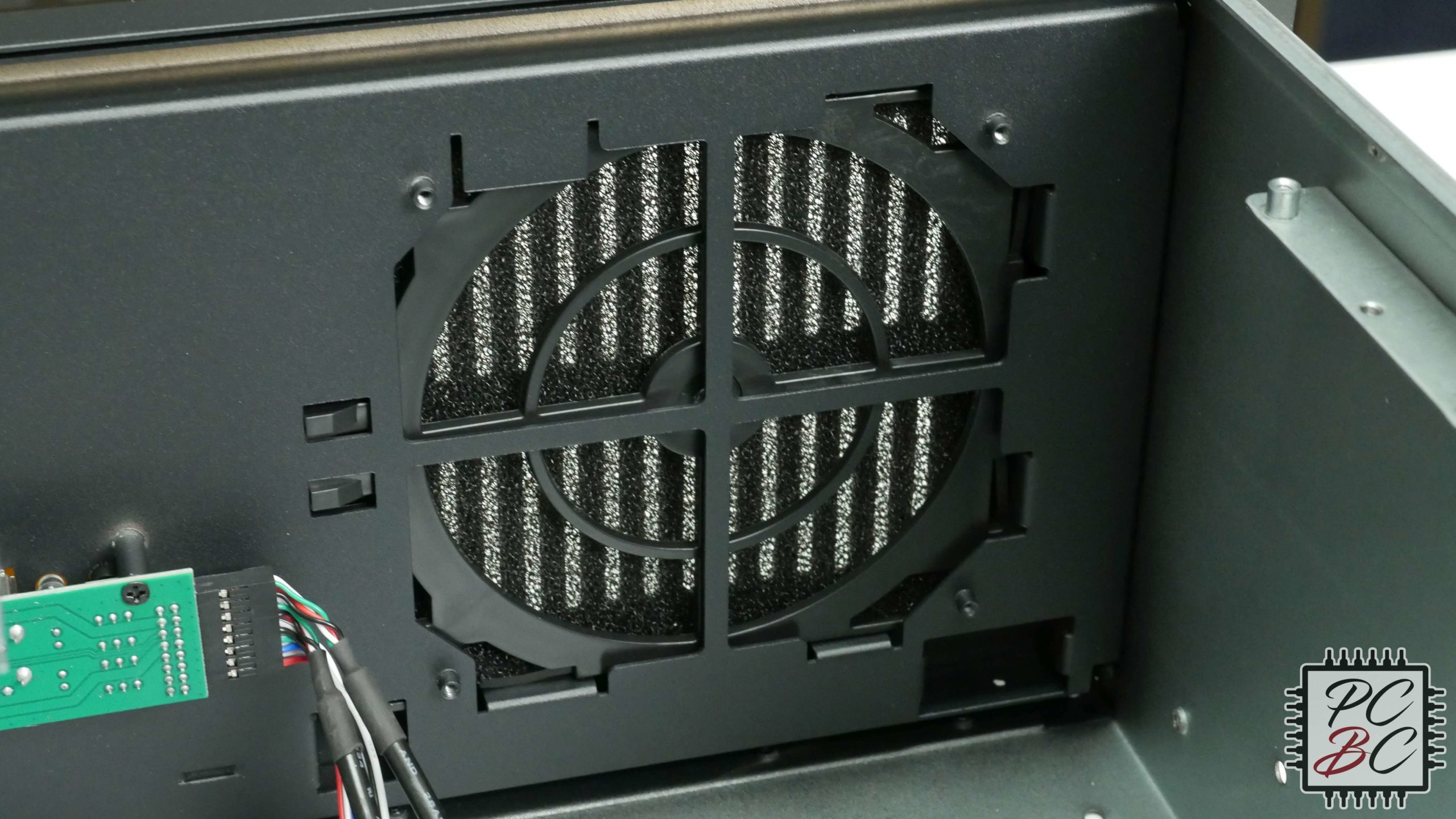 Inter-Tech 4088-S Review Test Lüfter ausgebaut
