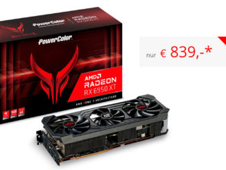 AMD Radeon RX 6950 XT von PowerColor im Red Devil-Design für 839 Euro im Angebot bei den Mindstars von Mindfactory